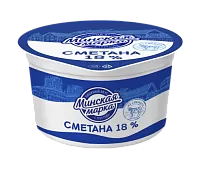 Сметана 18% 180г Минская марка