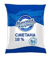 Сметана 18% 400г Минская марка