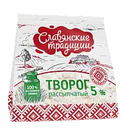 Творог "Славянские традиции" рассыпчатый 5% 350 г